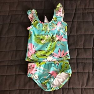 Carter’s 2 piece tropical tankini swim suit 18 mth